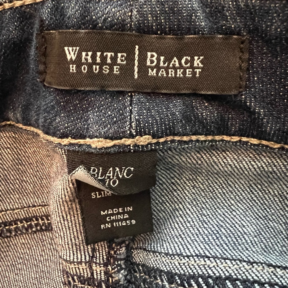 White House Black Market Slim Crop Jeans - Picture 8 of 9